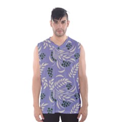 Folk Floral Pattern  Abstract Flowers Surface Design  Seamless Pattern Men s Basketball Tank Top by Eskimos