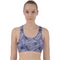 Folk floral pattern. Abstract flowers surface design. Seamless pattern Back Weave Sports Bra View1