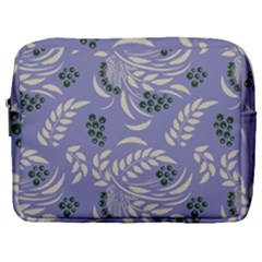 Folk Floral Pattern  Abstract Flowers Surface Design  Seamless Pattern Make Up Pouch (large) by Eskimos