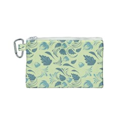 Folk Floral Pattern  Abstract Flowers Surface Design  Seamless Pattern Canvas Cosmetic Bag (small) by Eskimos