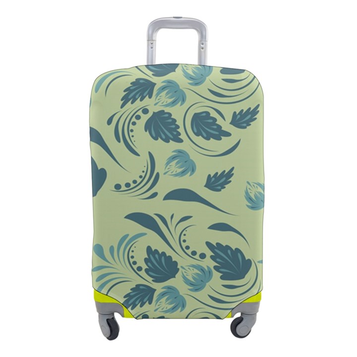 Folk floral pattern. Abstract flowers surface design. Seamless pattern Luggage Cover (Small)