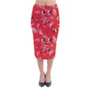 Folk floral pattern. Abstract flowers surface design. Seamless pattern Velvet Midi Pencil Skirt View1