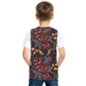 Folk floral pattern. Abstract flowers surface design. Seamless pattern Kids  Basketball Tank Top View2