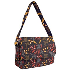 Folk Floral Pattern  Abstract Flowers Surface Design  Seamless Pattern Courier Bag by Eskimos