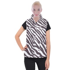 Zebra Women s Button Up Vest