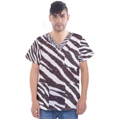 Zebra Men s V-neck Scrub Top