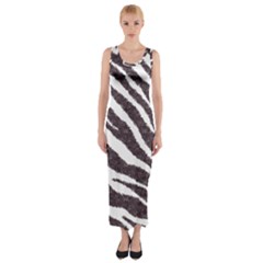 Zebra Fitted Maxi Dress by PollyParadise