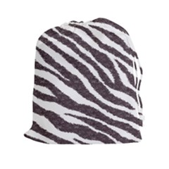 Zebra Drawstring Pouch (2xl) by PollyParadise