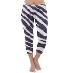 Zebra Capri Winter Leggings 