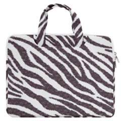 Zebra Macbook Pro Double Pocket Laptop Bag (large)