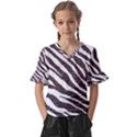 Zebra Kids  V-Neck Horn Sleeve Blouse View1