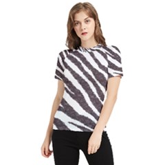 Zebra Women s Short Sleeve Rash Guard