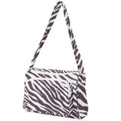 Zebra Front Pocket Crossbody Bag by PollyParadise