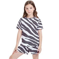 Zebra Kids  Tee And Sports Shorts Set