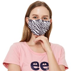 Zebra Fitted Cloth Face Mask (adult)