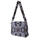 Grey layers marbling Full Print Messenger Bag (M) View2