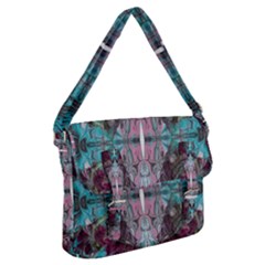 Marbling Symmetry Buckle Messenger Bag by kaleidomarblingart