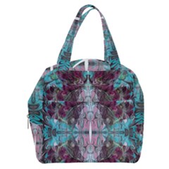 Marbling Symmetry Boxy Hand Bag by kaleidomarblingart