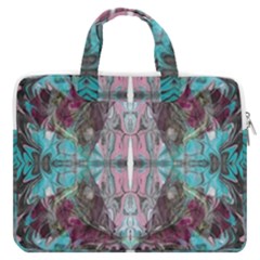 Marbling Symmetry Macbook Pro Double Pocket Laptop Bag (large)