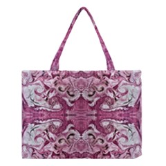 Rosa Antico Repeats Medium Tote Bag by kaleidomarblingart