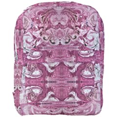 Rosa Antico Repeats Full Print Backpack by kaleidomarblingart