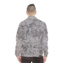 Silver Abstract Grunge Texture Print Men s Windbreaker View2