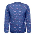 Branches With Peach Flowers Men s Long Sleeve Tee View2