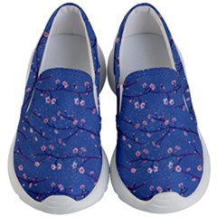 Branches With Peach Flowers Kids Lightweight Slip Ons by SychEva