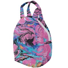 Marbling Abstract Travel Backpacks by kaleidomarblingart