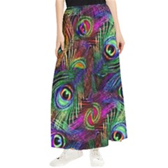 Peacockmania Maxi Chiffon Skirt by MrsTheDON