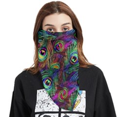 Peacockmania Face Covering Bandana (triangle) by MrsTheDON