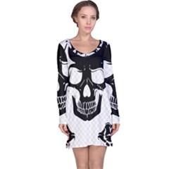 Bad 2 The Bone Long Sleeve Nightdress by MrsTheDON