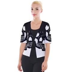 Bad 2 The Bone Cropped Button Cardigan