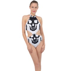 Bad 2 The Bone Halter Side Cut Swimsuit by MrsTheDON