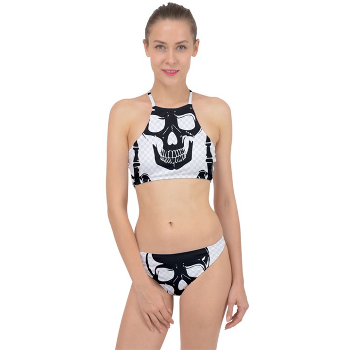 Bad 2 The Bone Racer Front Bikini Set