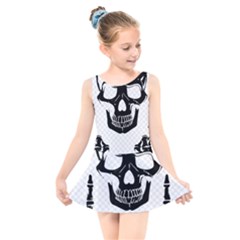 Bad 2 The Bone Kids  Skater Dress Swimsuit by MrsTheDON