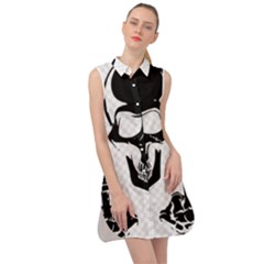 Bad 2 The Bone Sleeveless Shirt Dress