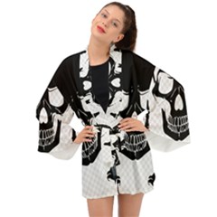 Bad 2 The Bone Long Sleeve Kimono by MrsTheDON