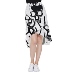 Bad 2 The Bone Frill Hi Low Chiffon Skirt