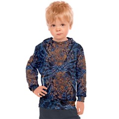 Fractal Galaxy Kids  Hooded Pullover by MRNStudios