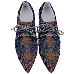 Fractal Galaxy Pointed Oxford Shoes by MRNStudios