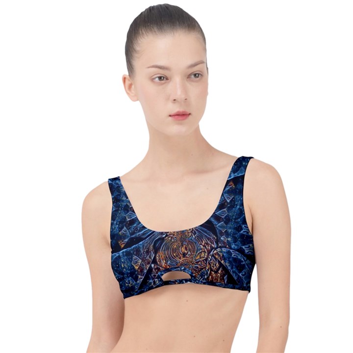 Fractal Galaxy The Little Details Bikini Top