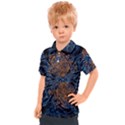 Fractal Galaxy Kids  Polo Tee View1