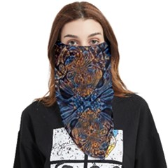 Fractal Galaxy Face Covering Bandana (triangle) by MRNStudios