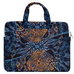 Fractal Galaxy Macbook Pro Double Pocket Laptop Bag by MRNStudios