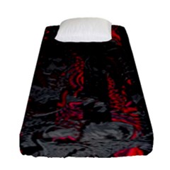 Gates Of Hell Fitted Sheet (single Size) by MRNStudios