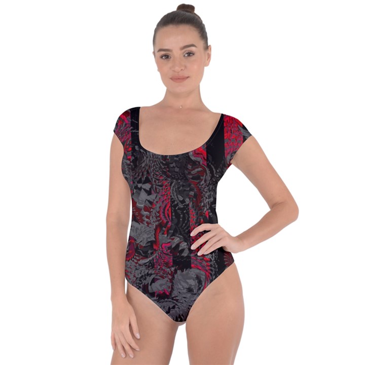 Gates Of Hell Short Sleeve Leotard 