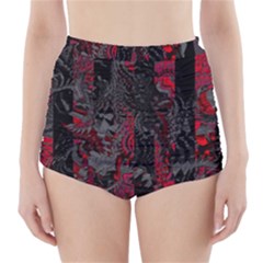 Gates Of Hell High-waisted Bikini Bottoms by MRNStudios