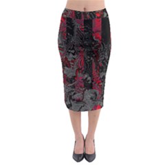 Gates Of Hell Midi Pencil Skirt by MRNStudios