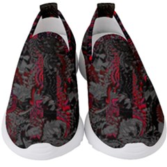 Gates Of Hell Kids  Slip On Sneakers by MRNStudios